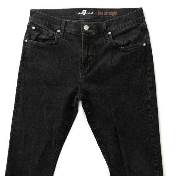 7 For All Mankind The Straight in Black - Picture 2 of 5